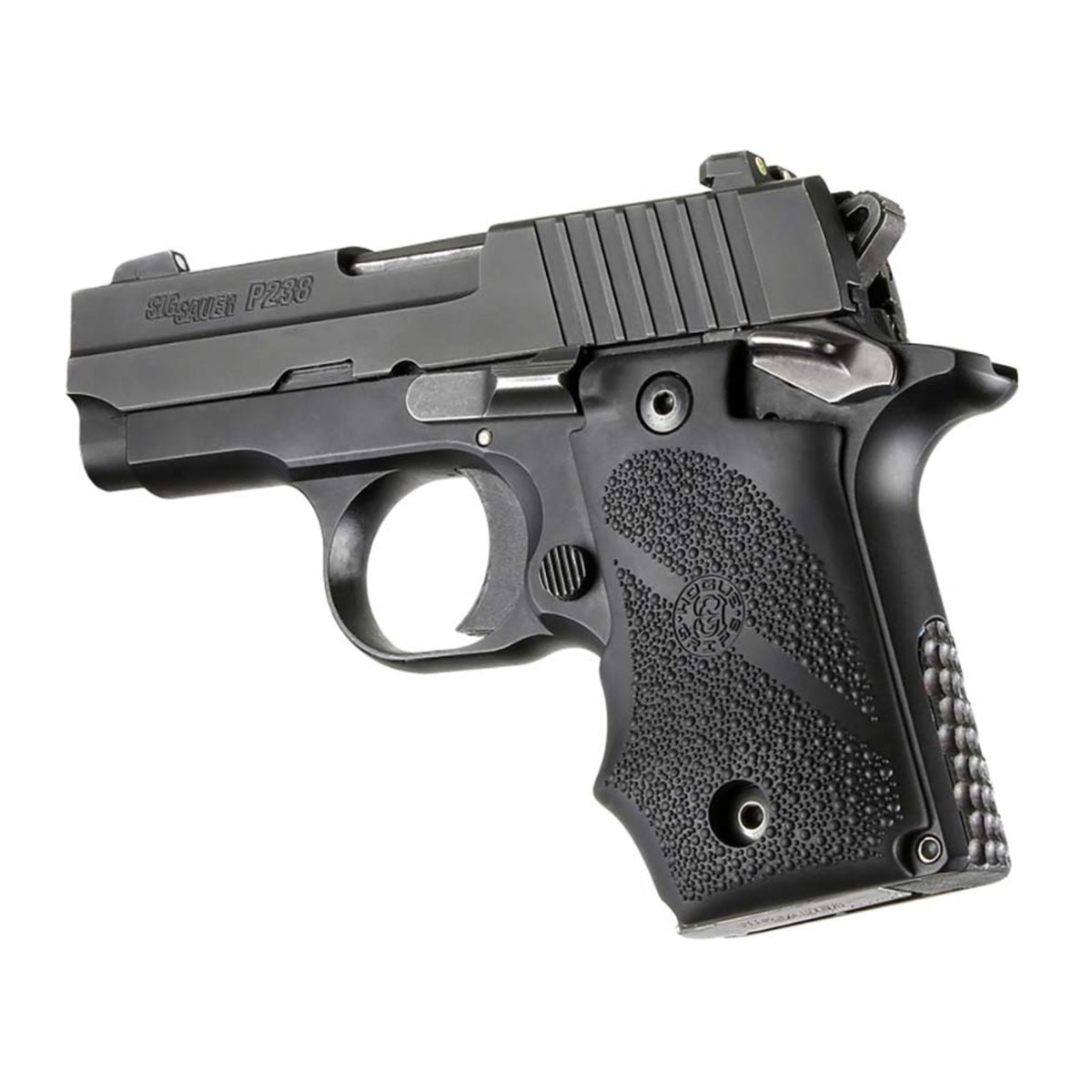 Hogue Sig Sauer P238 Ambi Safety Rubber Gripfinger Grooves