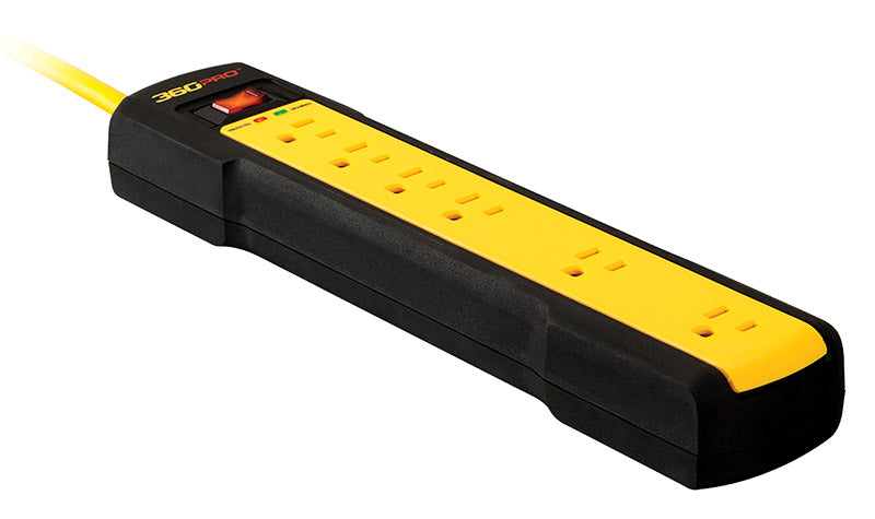 Pwr Strp 360Pro 8Ft 6Out (Pack Of 1)