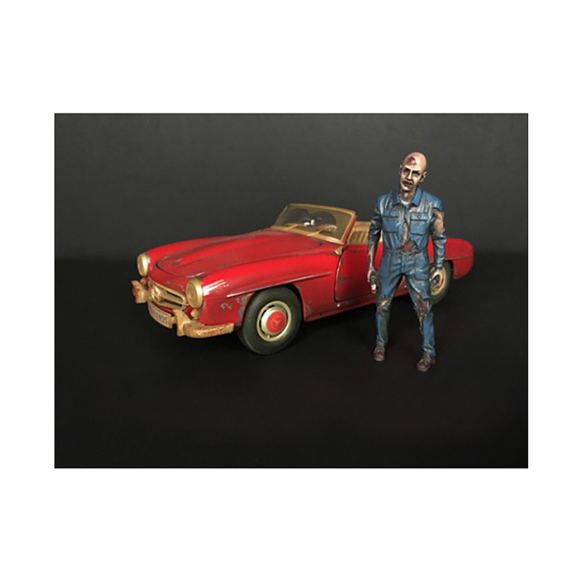 Zombie Mechanic Figurine I For 1/18 Scale Models By American Diorama