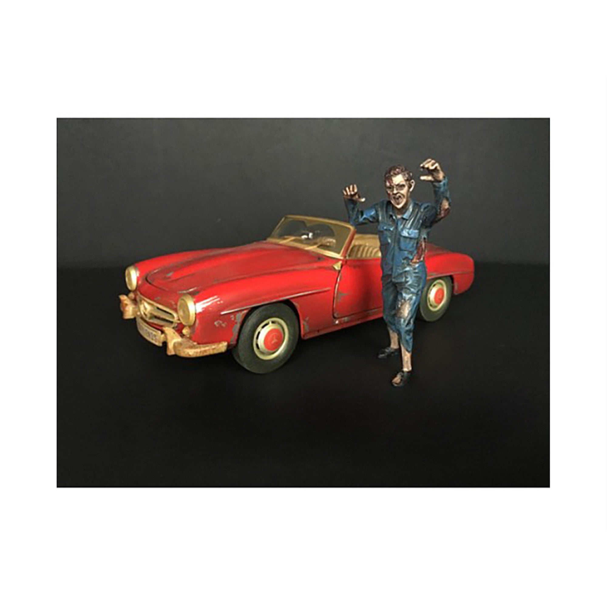 Zombie Mechanic Figurine Ii For 1/18 Scale Models By American Diorama