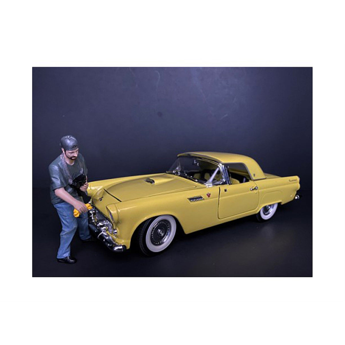 Weekend Car Show' Figurine Vii For 1/18 Scale Models By American Diorama