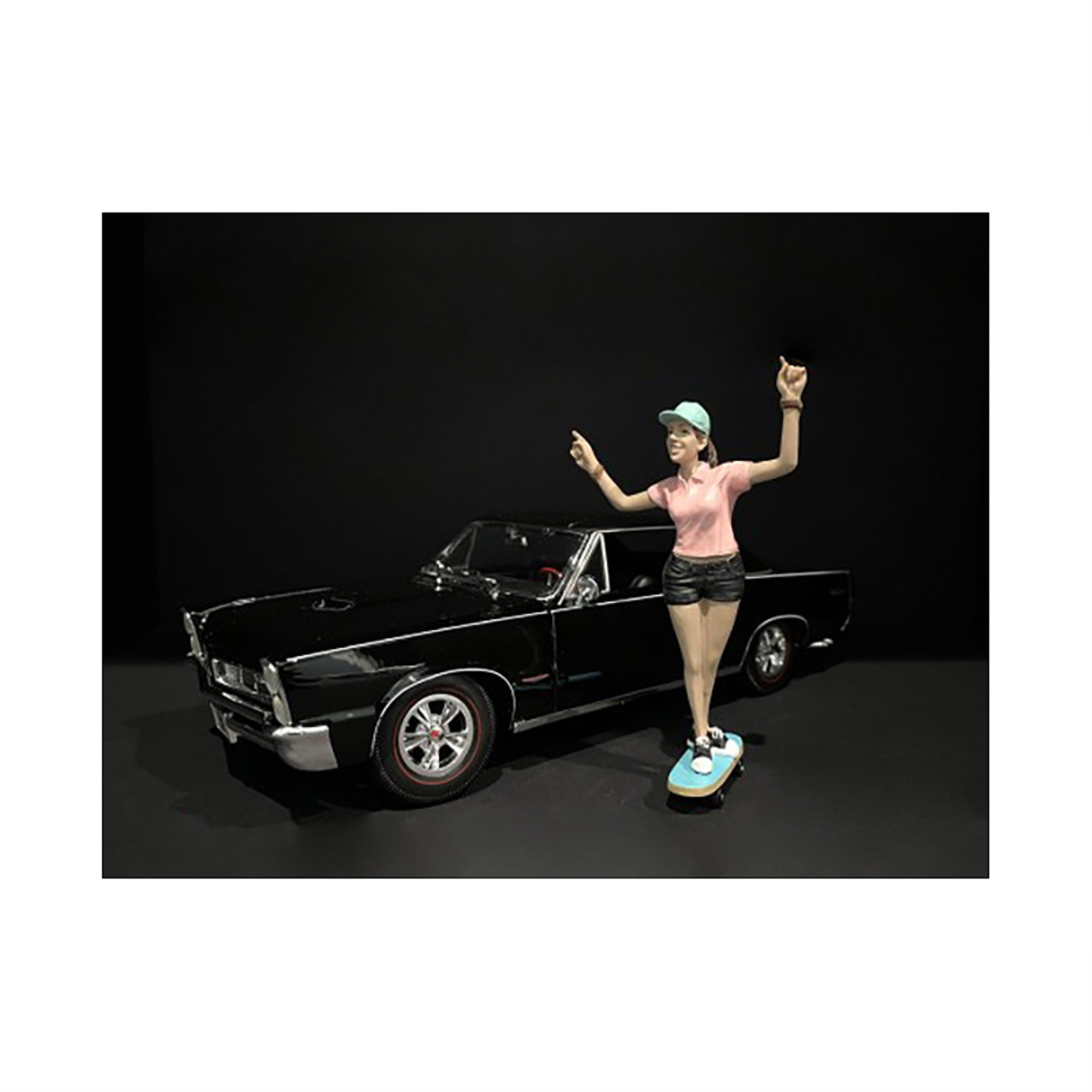 Skateboarder Figurine Iv For 1/18 Scale Models By American Diorama