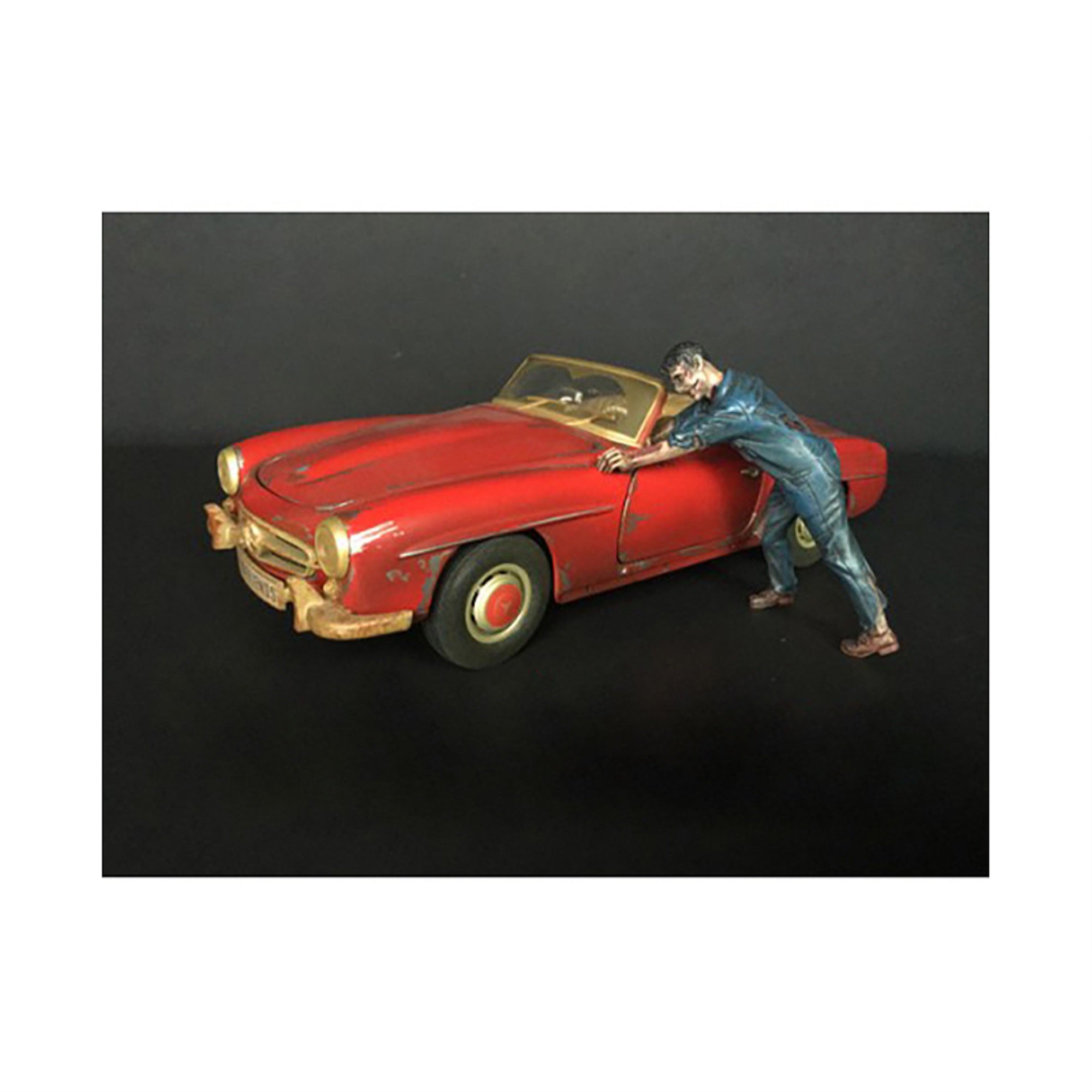 Zombie Mechanic Figurine Iv For 1/24 Scale Models By American Diorama