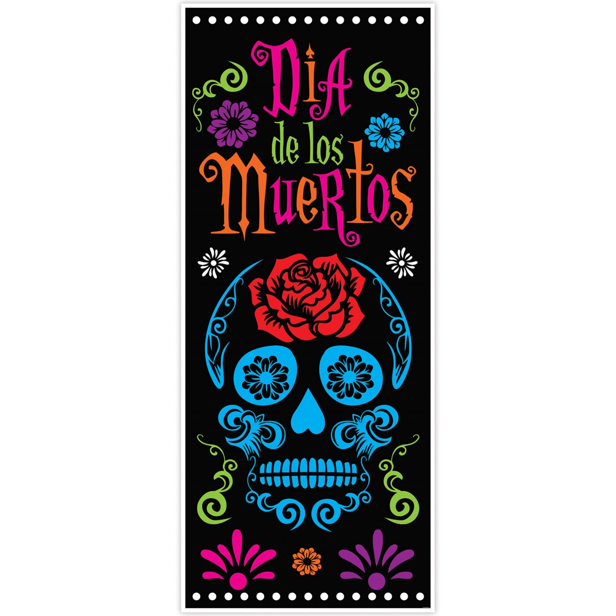 Day Of The Dead Door Cover, (Pack Of 12)