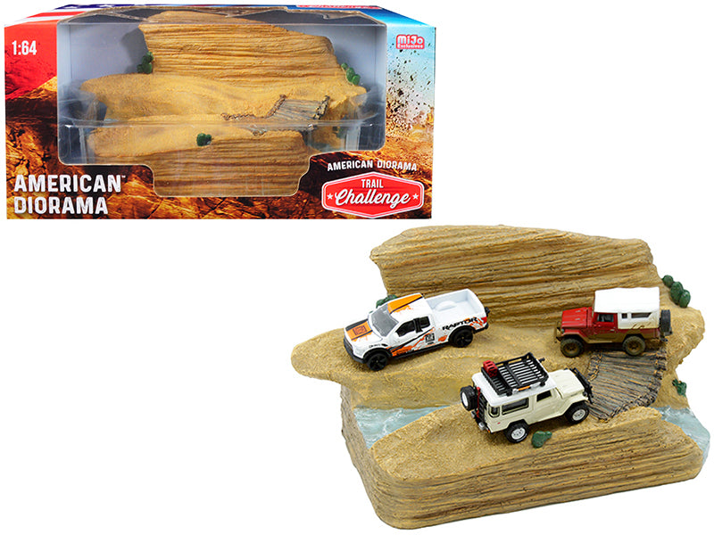 Trail Challenge' Resin Diorama For 1/64 Scale Models By American Diorama