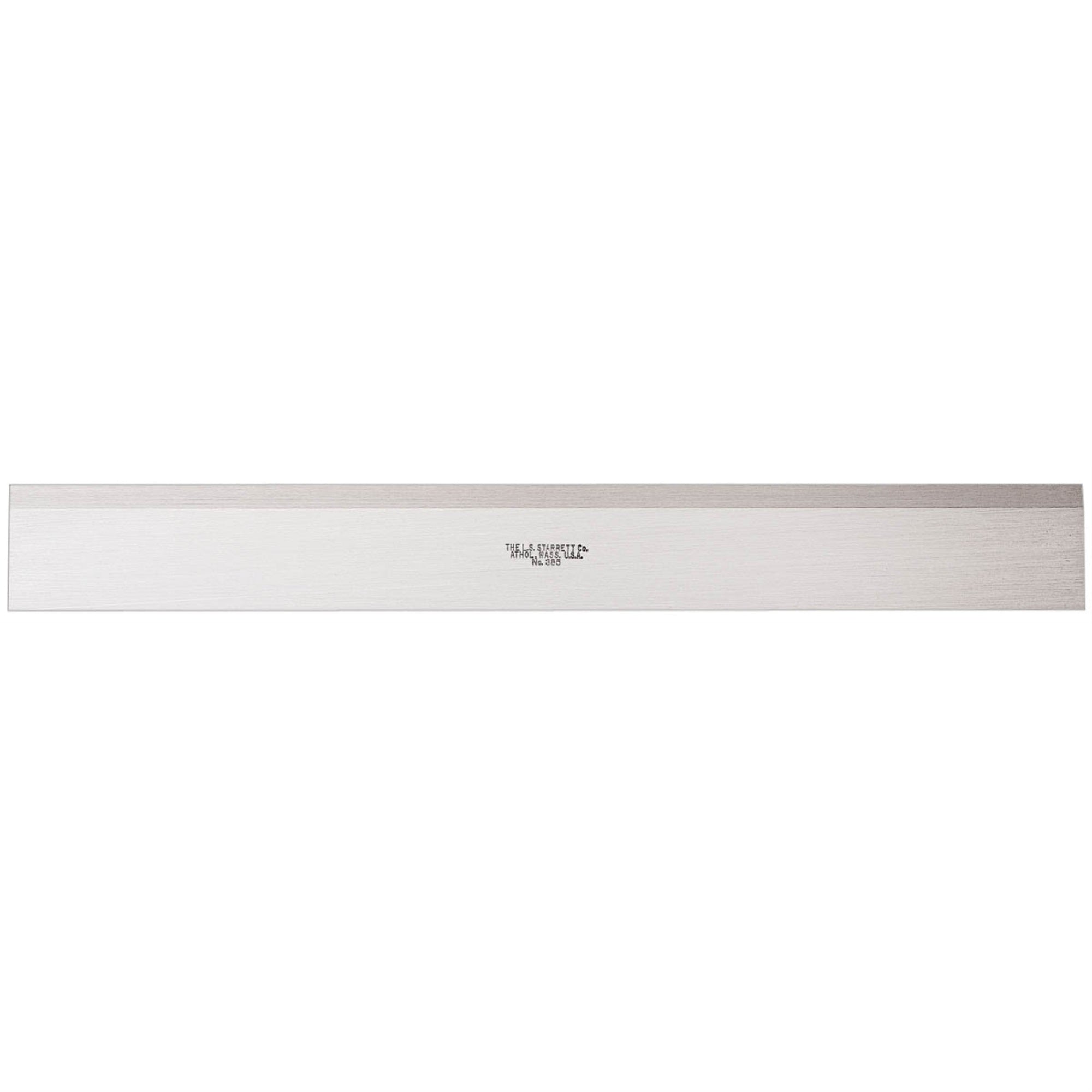 385-12 Steel Straight Edge With Bevel Edge