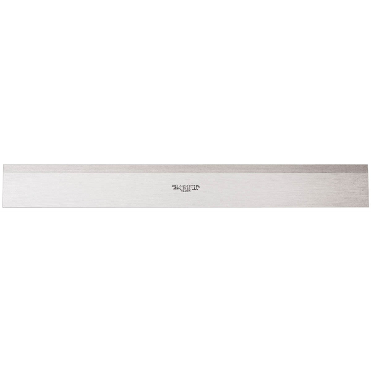385-12 Steel Straight Edge With Bevel Edge