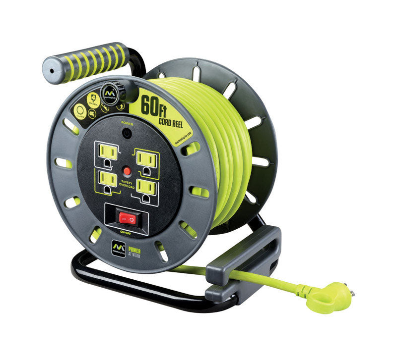 Cord Reel 60'Crd 4Outlet (Pack Of 1)