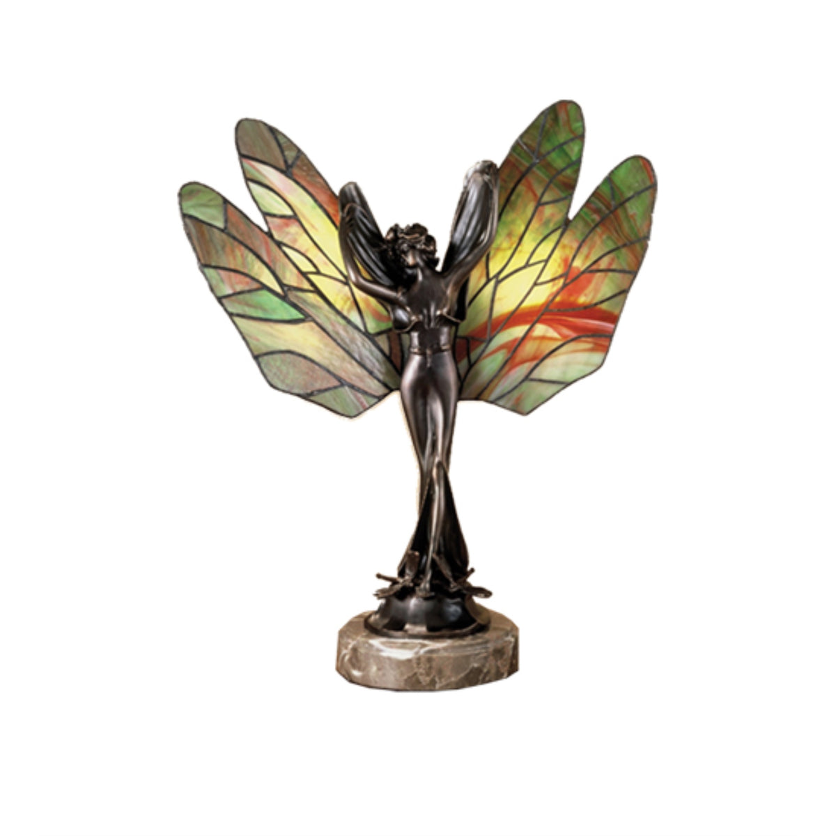 21.5'H Dragonfly Lady Accent Lamp