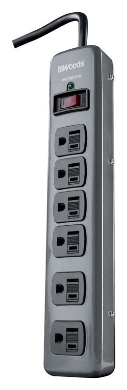Surge Protecter 6Outlet (Pack Of 1)