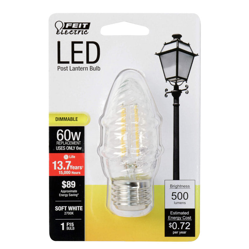 Bulb Led F15E26 Sw 6W (Pack Of 1)