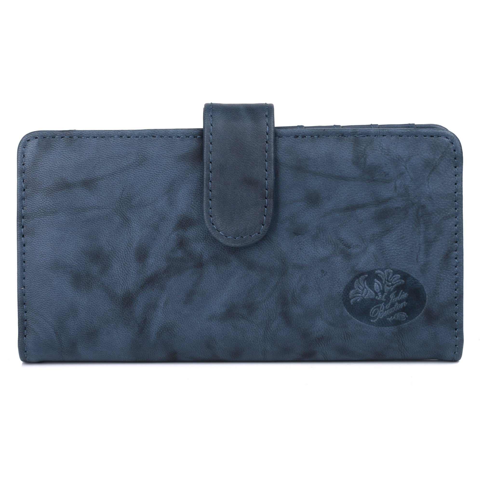 Julia Buxton Heiress Leather Pik-Me-Up Checkbook Keeper