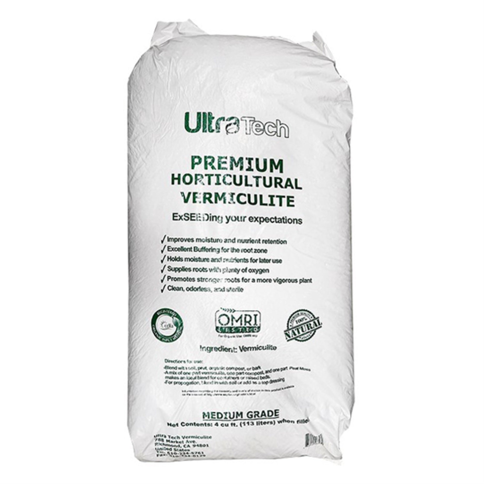 Vermiculite Medium Grade Bag 4