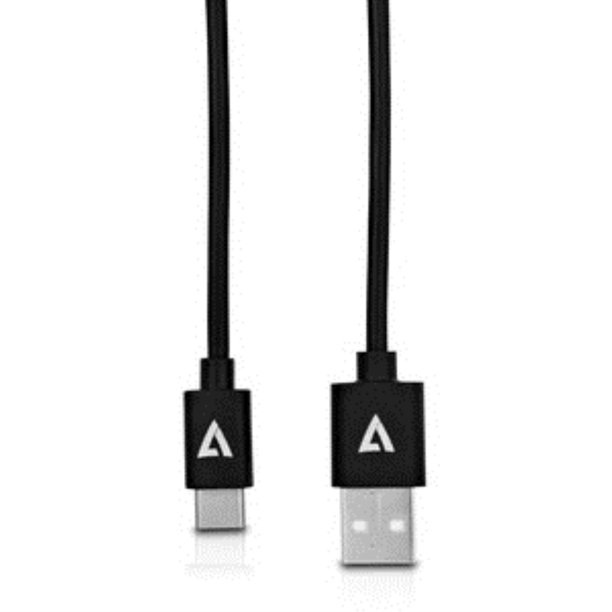 6.6Ft Blk Usb2 A To Usb-C Cable