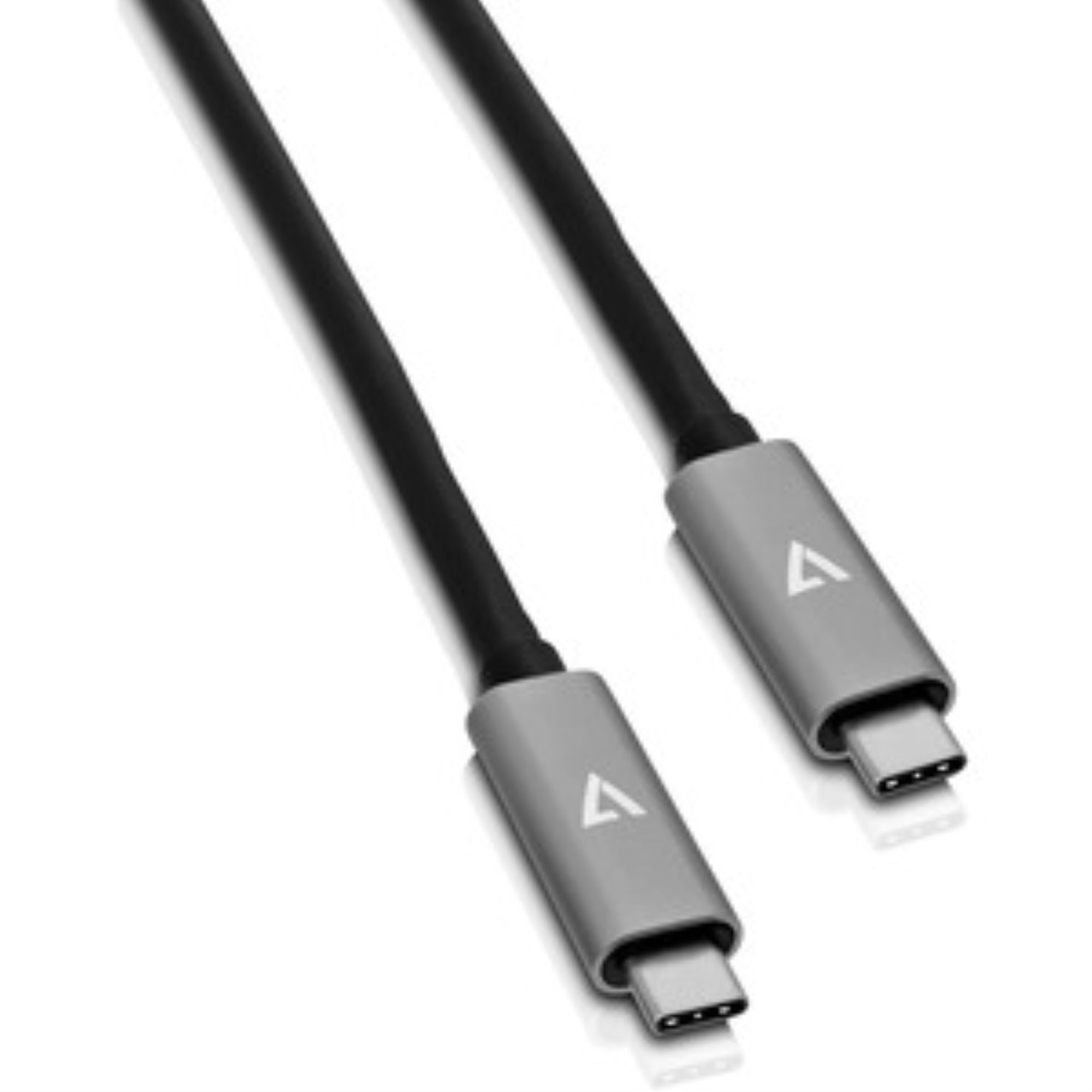 6.6Ft Grey Usb-C To Usb-C Cable