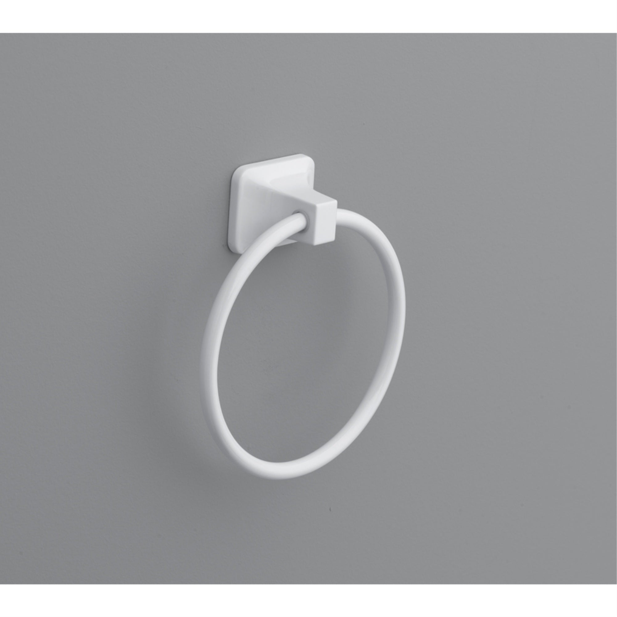 Towel Ring Stn Wht (Pack Of 1)