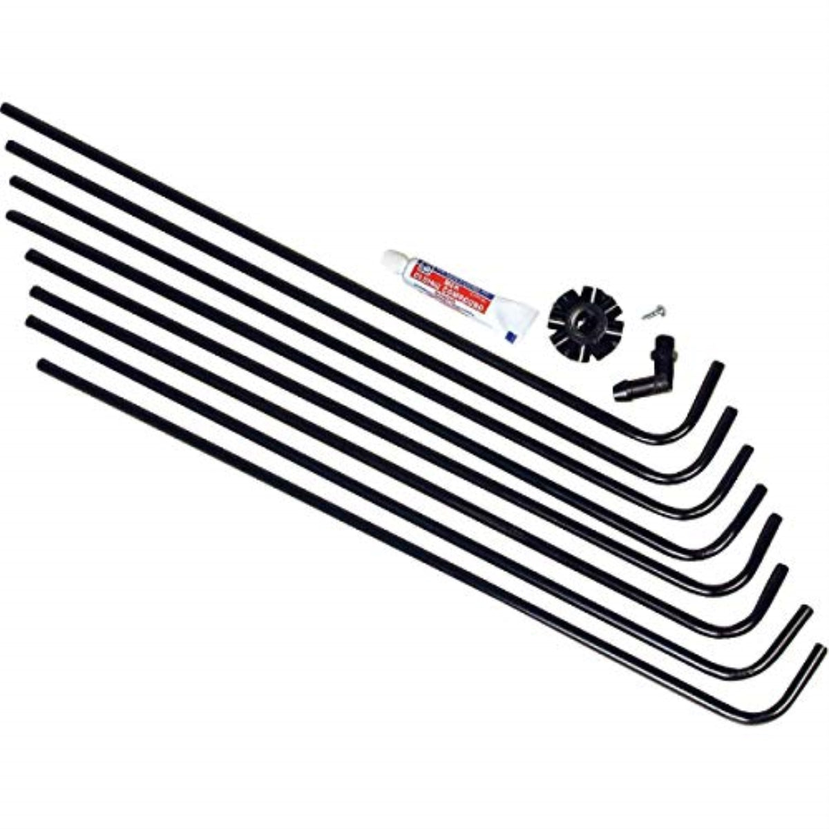 4003927 Kit Water Dist 8Way Down Dial 8 Way Down 24 In. H X 5 In. W Black Plastic Evaporative Cooler Water Hook-Up Kit (Pack Of 