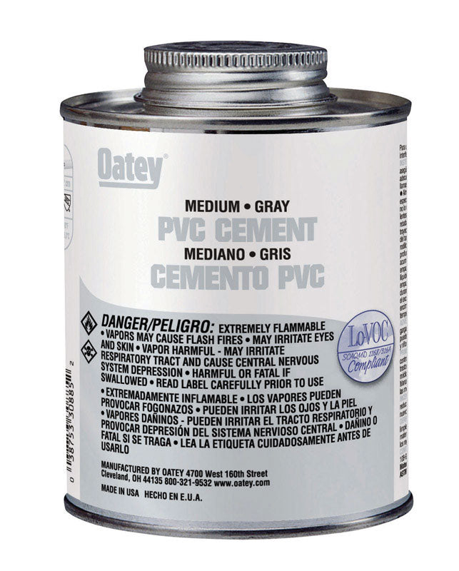 Cement Pvc Med Gray16Oz (Pack Of 1)