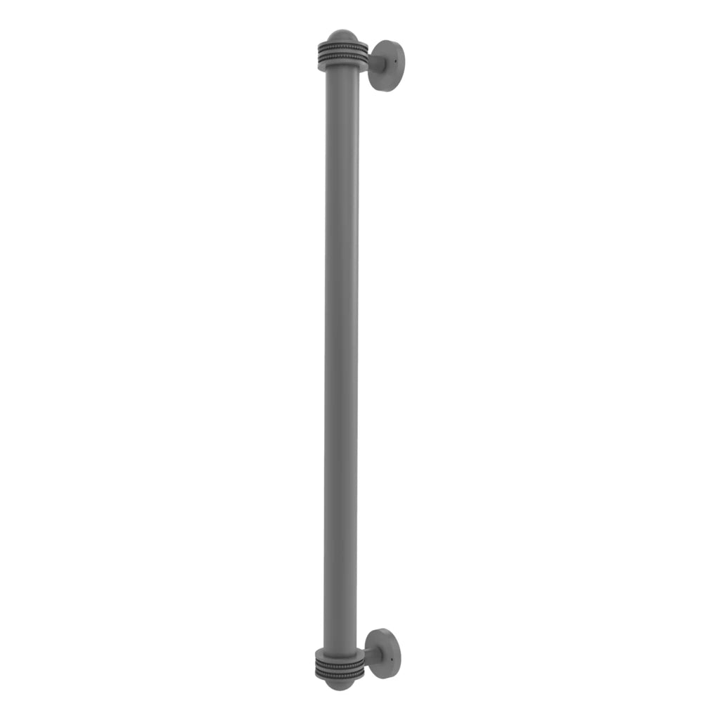 18 Inch Refrigerator Pull with Groovy Accents - 402AG-RP-GYM