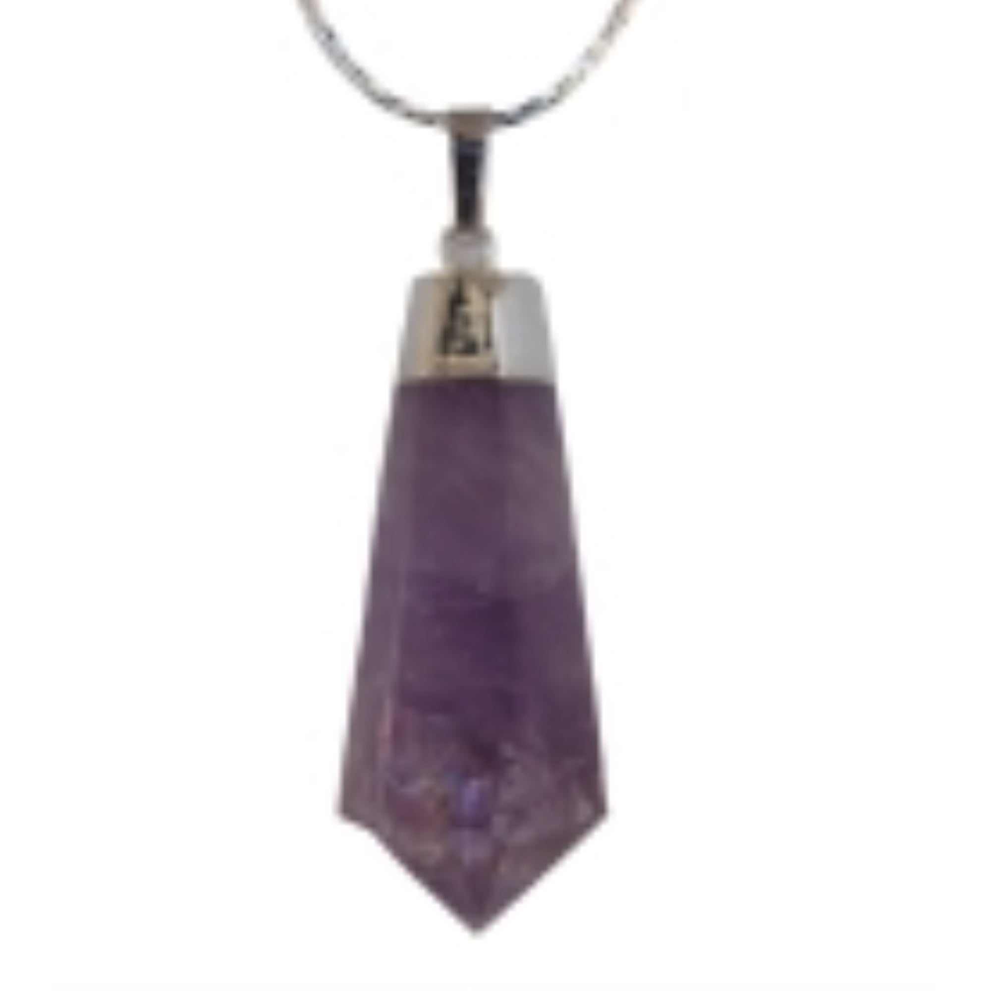 Big Drop-Shaped Amethyst Pendant