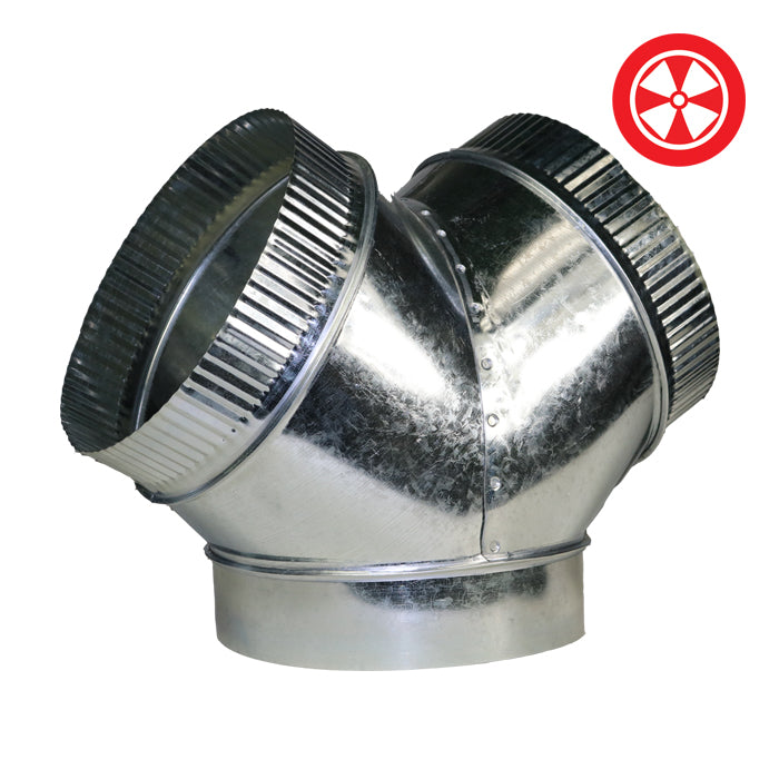 8x8x8 'Y' Duct Connector