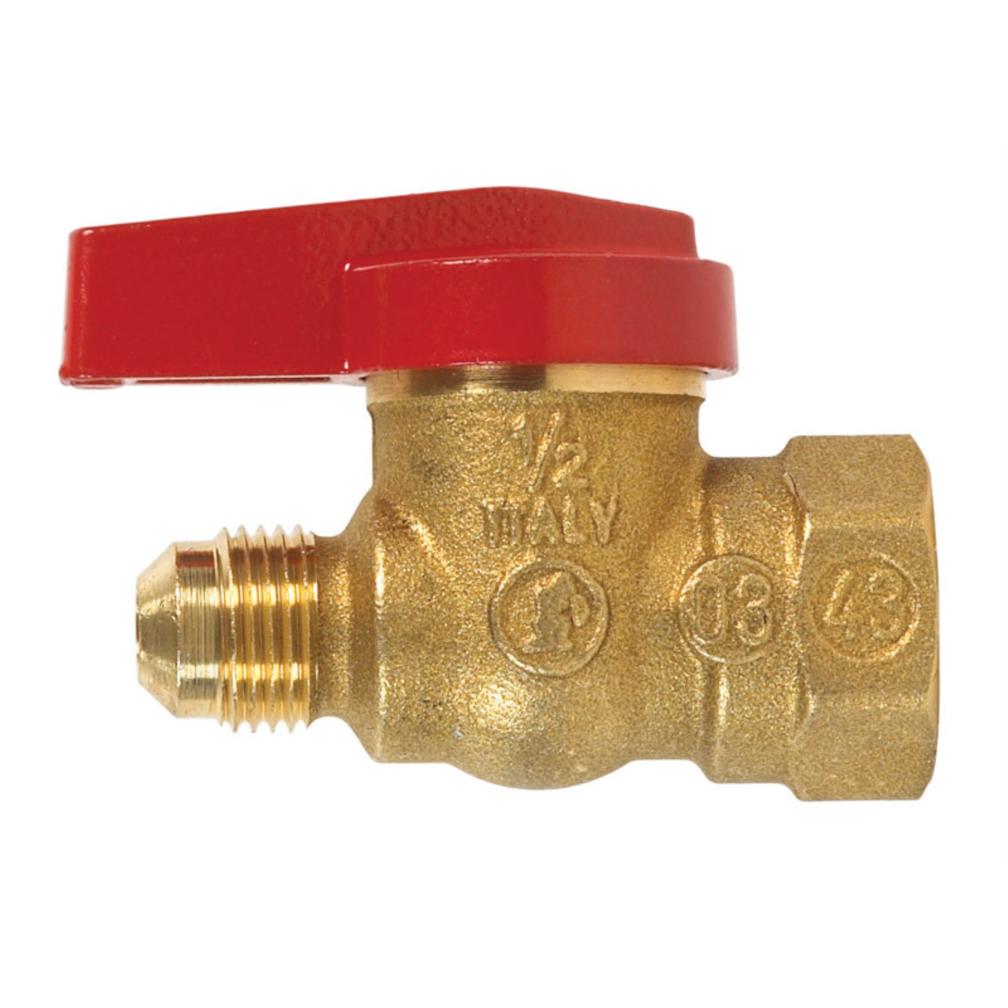 Valve Ball Gas 3/8Fl1/2F (Pack Of 1)