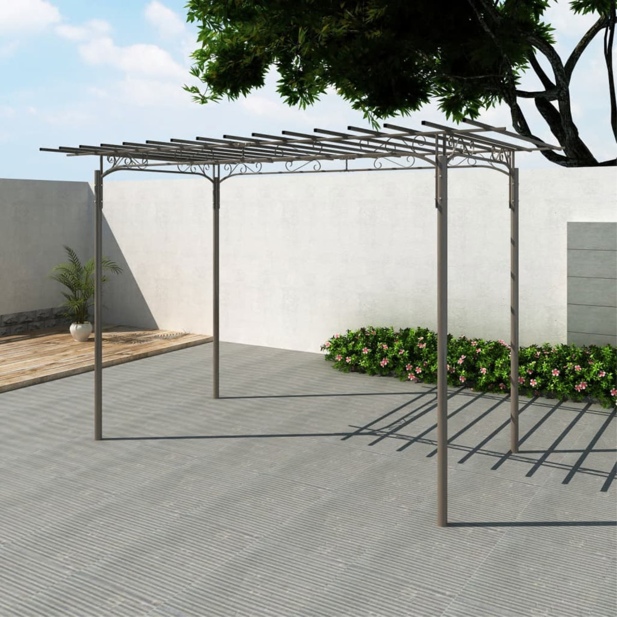 Garden Arbor Rose Arch Steel
