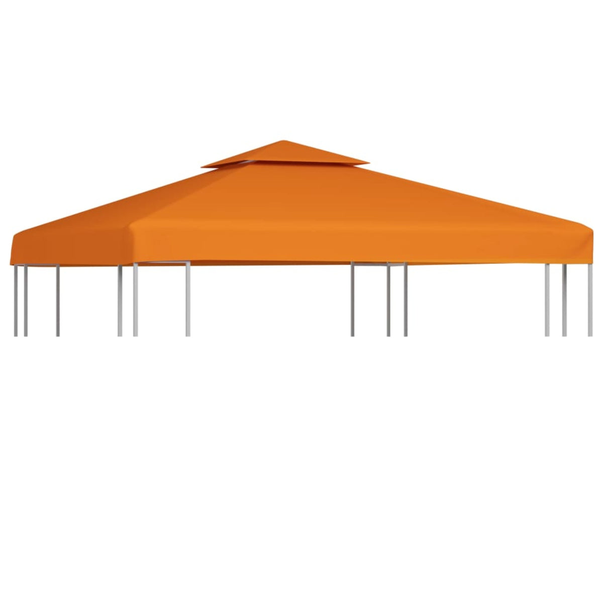 Vidaxl Gazebo Cover Canopy Replacement 9.14 Oz/Yd Terracotta 10'X10'