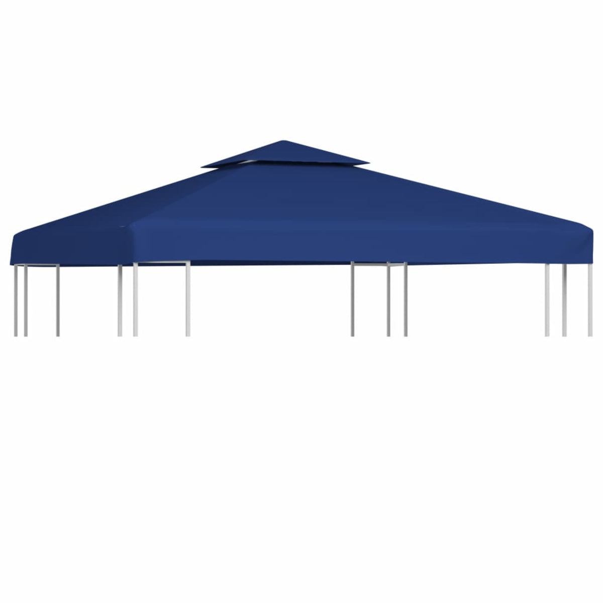 Vidaxl Gazebo Cover Canopy Replacement 9.14 Oz/Yd Dark Blue 10'X10'