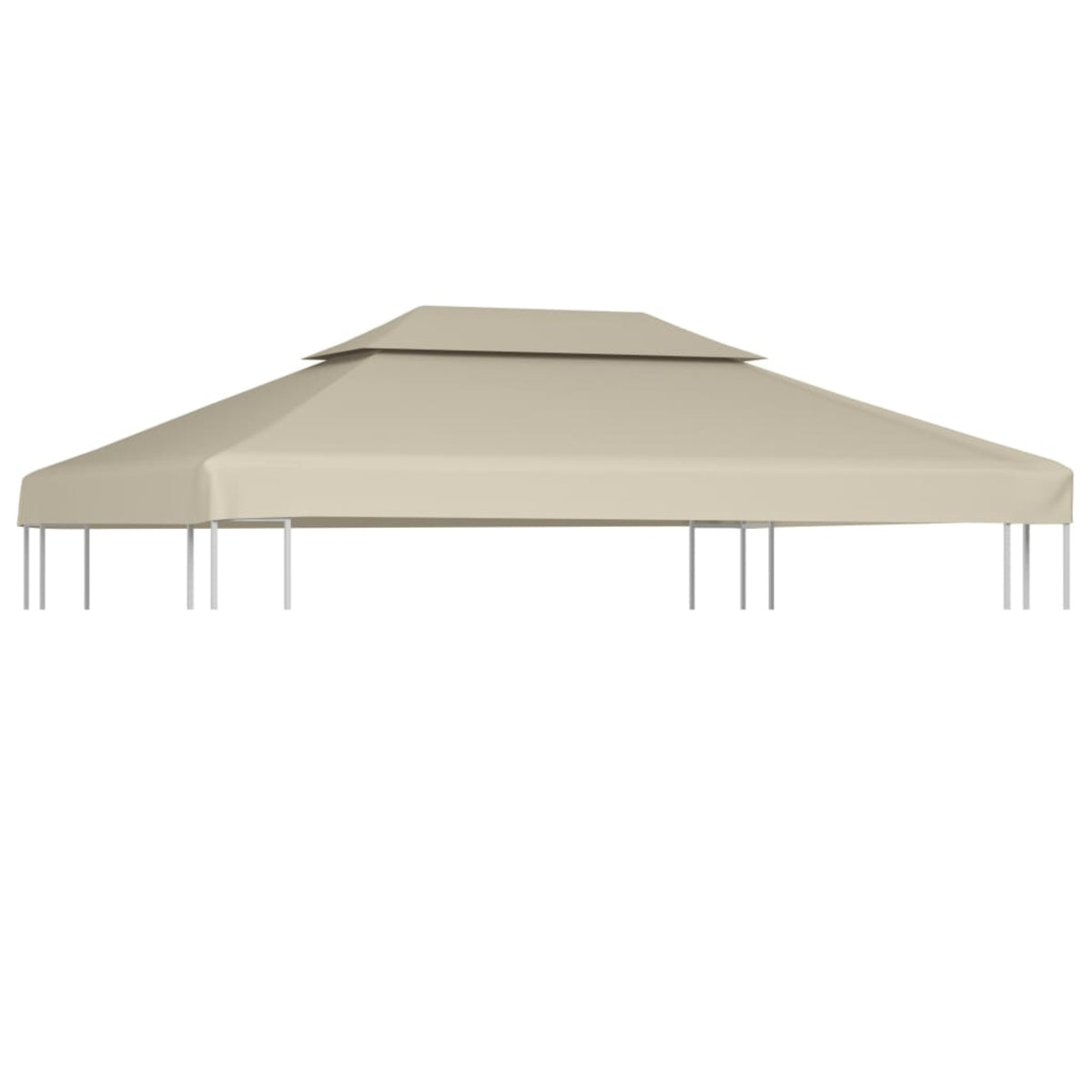 Vidaxl Gazebo Cover Canopy Replacement 9.14 Oz/Yd Beige 10'X13'