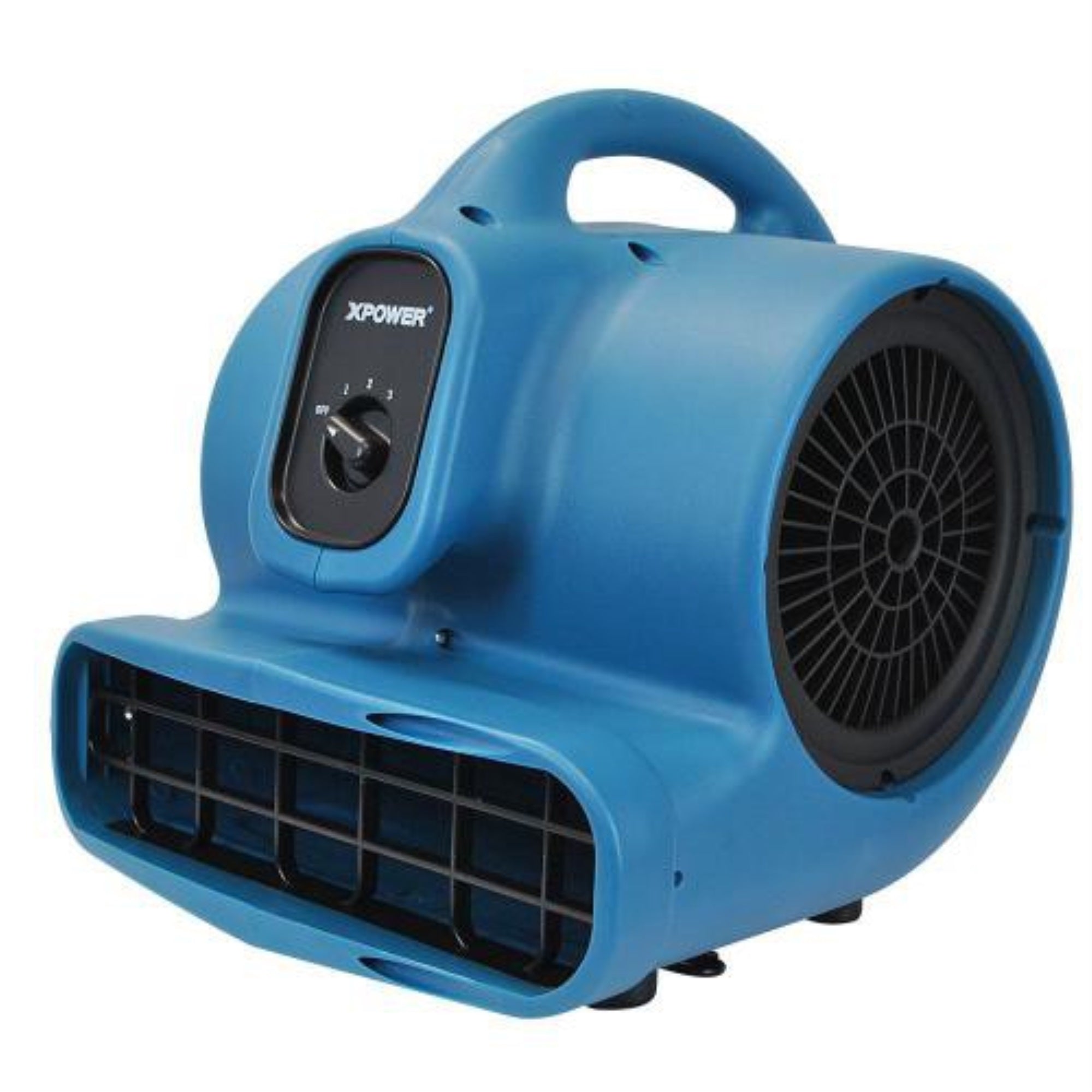 Xpower P-26Ar 1300 Cfm 4 Speed Industrial Axial Air Mover, Blower, Fan With Built-In Power Outlets
