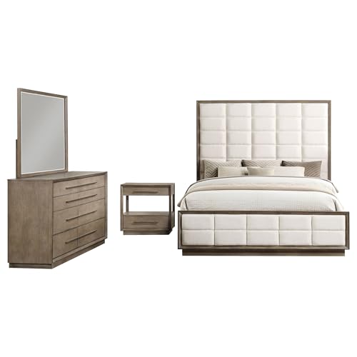 Durango 4-piece Queen Bedroom Set Washed Oak