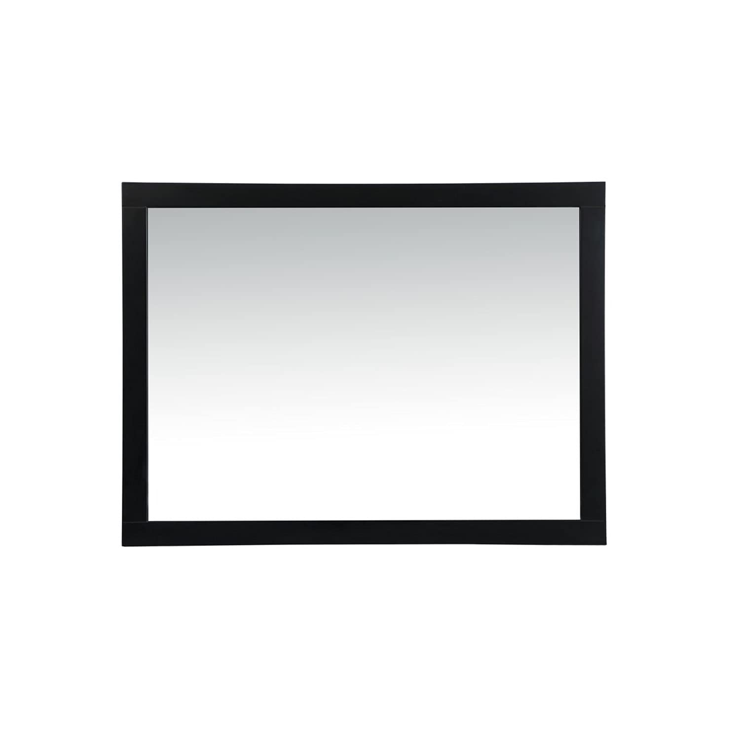 Aqua vanity mirror 48x36 inch in black