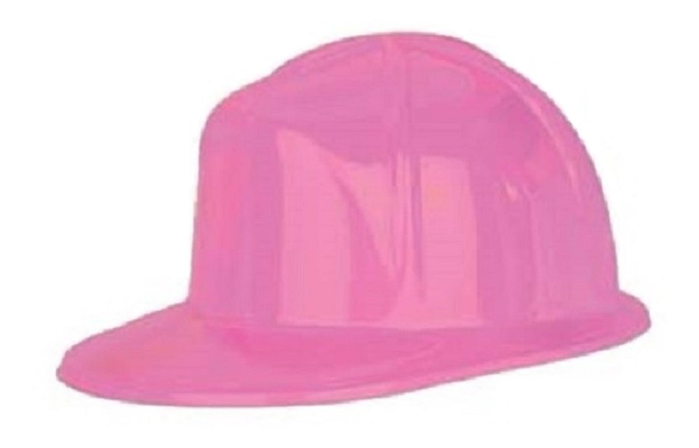 Pink Plastic Construction Helmet