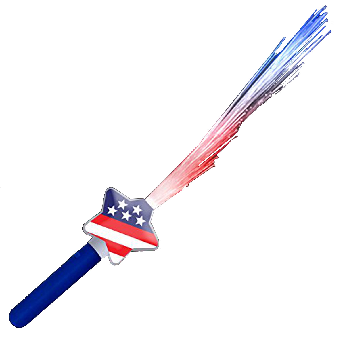 Fiber Optic Stars and Stripes Wand