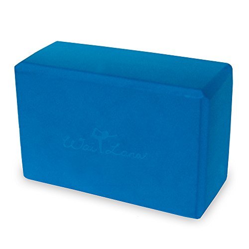 Foam Yoga Block, 4-inch, Blue