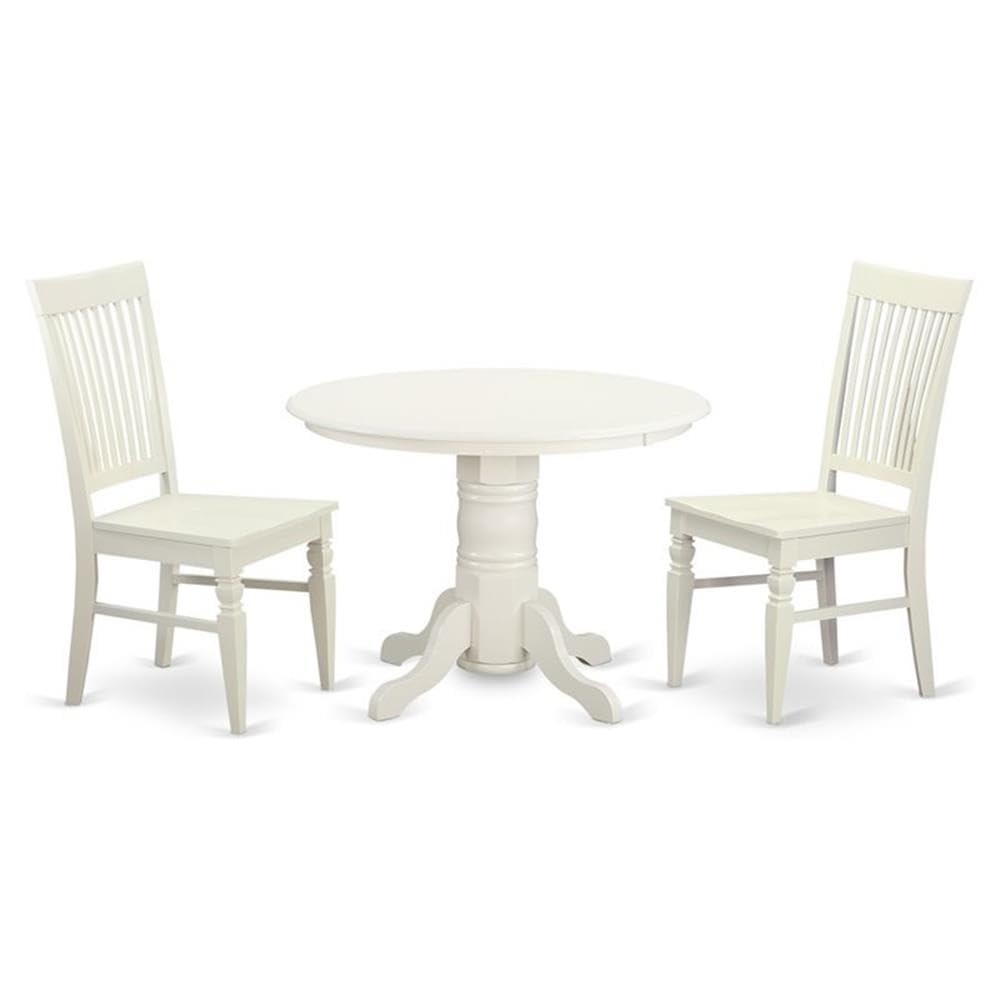 3  Pc  Dining  room  set  for  2-Kitchen  dinette  Table  and  2  Dining  Chairs