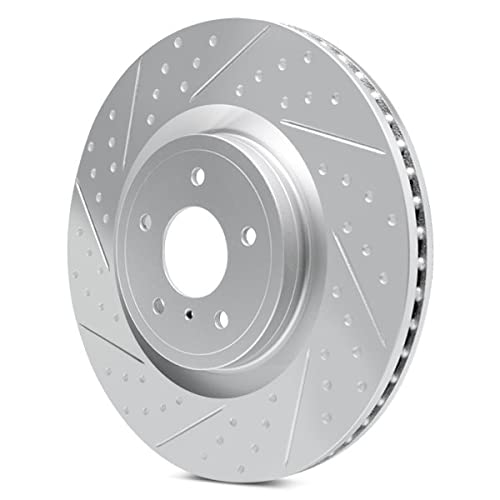 Hi-Carbon Alloy GEOMET Coated Rotor - Dimpled and Slotted 940-31132D