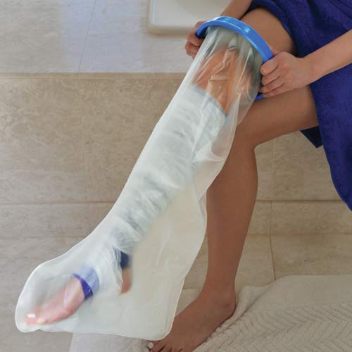 Waterproof Cast & Bandage Protector, Adult Long Leg