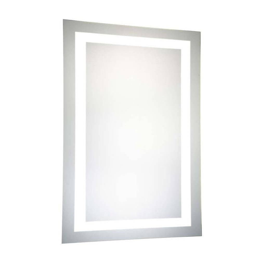 LED Hardwired Mirror Rectangle W24H40 Dimmable 5000K