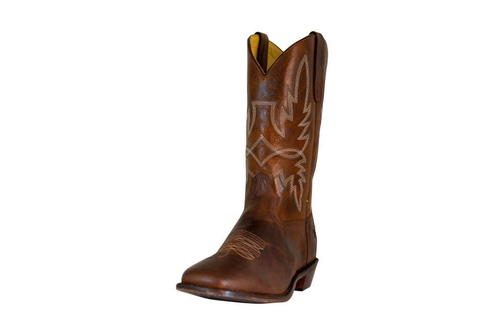 TuffRider Mens Old Faithful Wide Square Toe Western Boot
