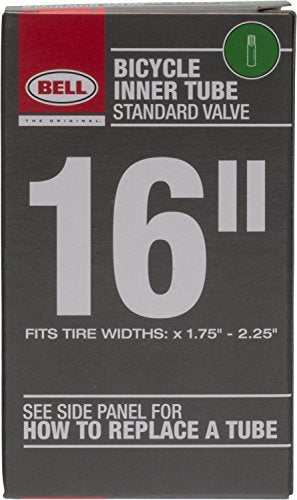 Bell 16-Inch Universal Inner Tube, Width Fit Range 1.75-Inch To 2.25-Inch, Black