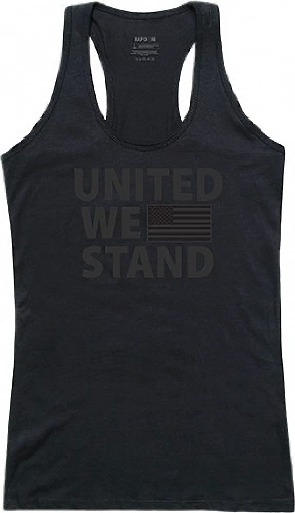 Womens Graphic Tank, United We, Black, M