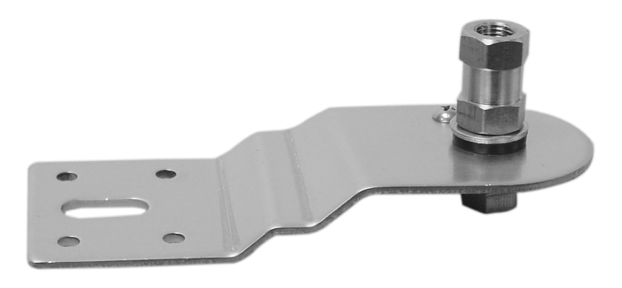 ACCESSORIES UNLIMITED - STAINLESS FENDER ANTENNA MOUNT WITH 3/8 X 24″ LUG STUD FOR 2004-2008 DODGE PICK-UPS & 2016-2017 FORD EXPLORER
