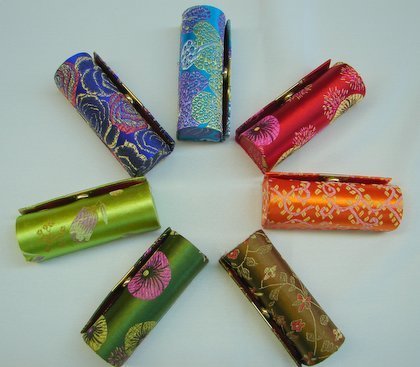 10 of Embroidery Lipstick Holders