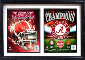 12x18 Double Frame - 2015 National Champions Alabama