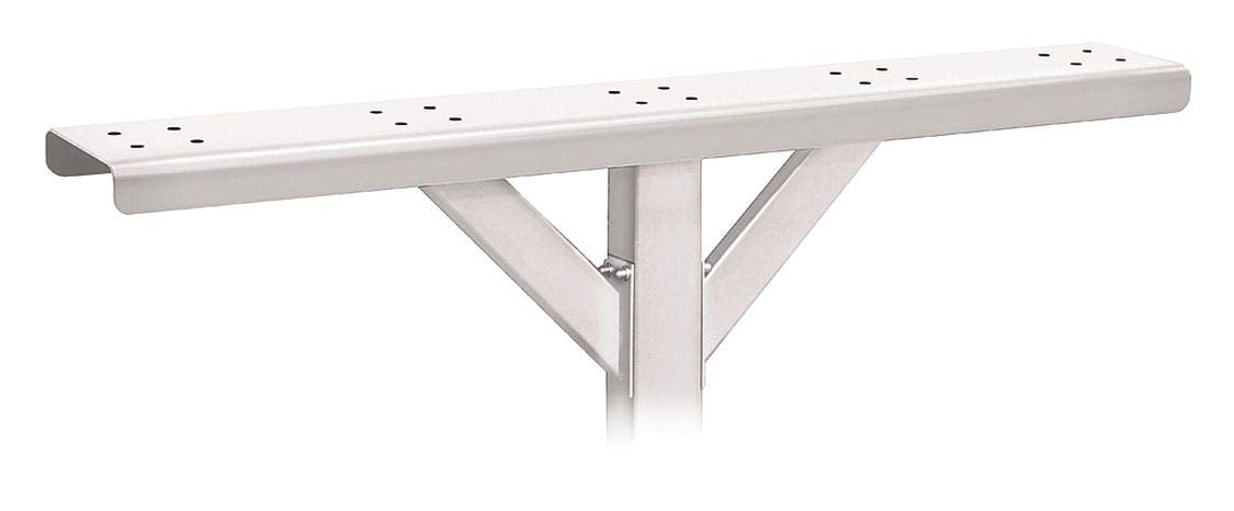 Spreader - 5 Wide with 2 Supporting Arms - for Rural Mailboxes - White