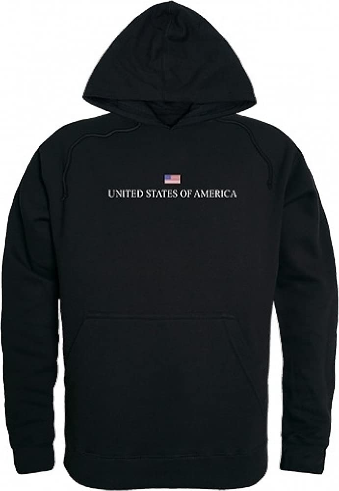 Graphic Pullover, USA, Black, M
