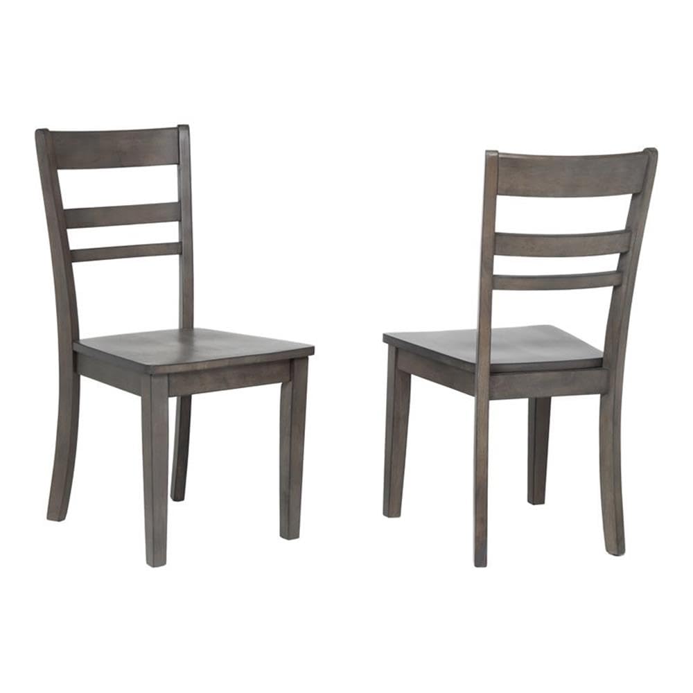 Sunset Trading Shades of Gray Slat Back Dining Chair