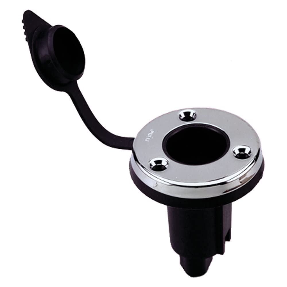 PERKO SPARE ROUND PLUG IN BASE 2 PIN STAINLESS STEEL